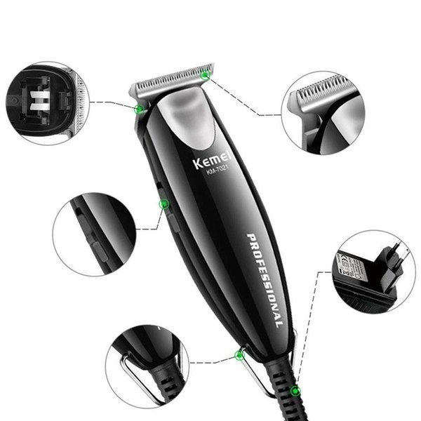Alat Pencukur Rambut Kemei KM-7021 Electric Hair Clipper Multifungsi