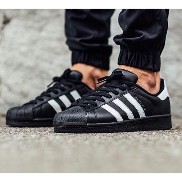 adidas superstar foundation black