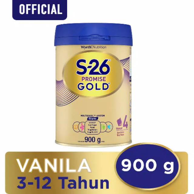 S26 PROMISE GOLD RASA VANILA 900GR