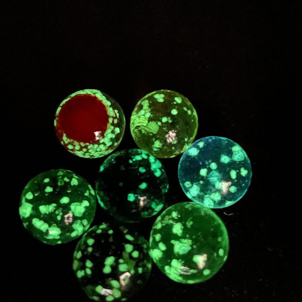 Needway Kaca Kelereng Glow in The Drak Vase Filler 12mm|Beads Marble Run Bola Pantul Fish Tank Decor Marble Games Kelereng Kecil