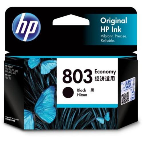 HP Tinta Printer 803 Black Economy Original