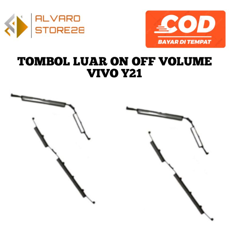 Tombol luar ON OFF VOLUME VIVO Y21 ORIGINAL