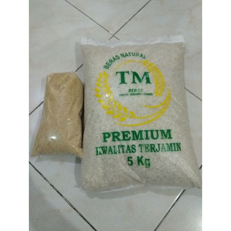 

Beras 5kg + gula pasir 1kg