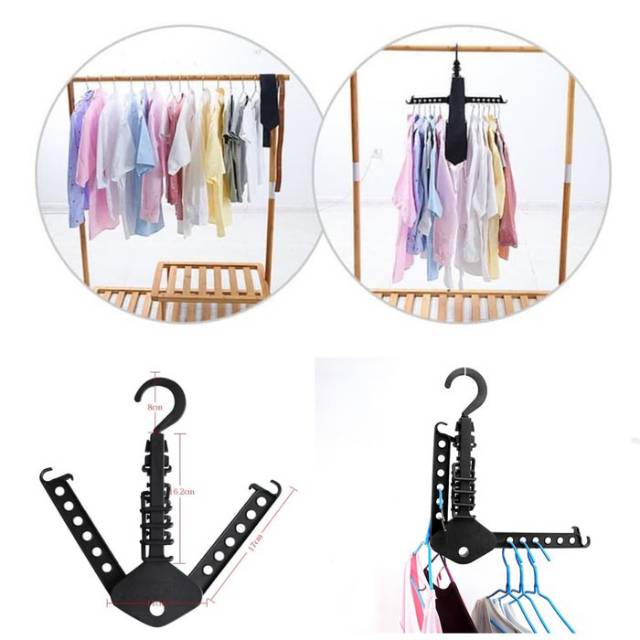Sale Gantungan Baju Magic Hanger Portable Bisa Di Lipat OnaNeQet3AQK6B8