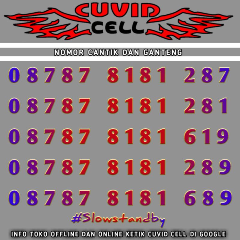 Nomor cantik XL ABAB 8787