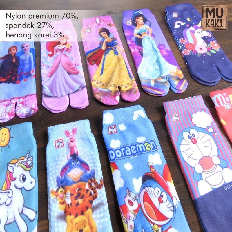 kaos kaki anak jempol printing karakter