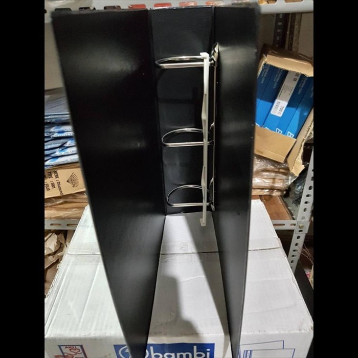 

Star Bambi Ring Binder 2035 Folio 3 Ring 65 Mm Black. No Kantong Samping Promo