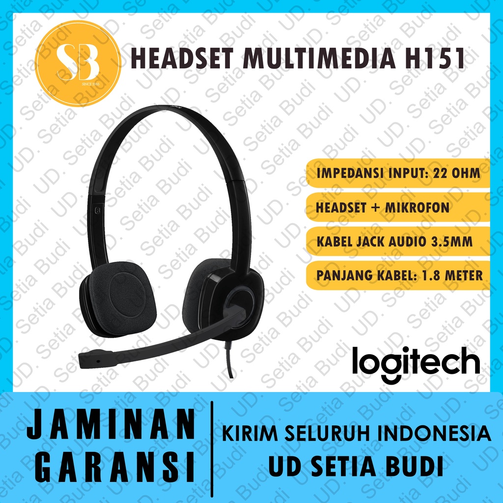 Headset Multimedia Logitech H151