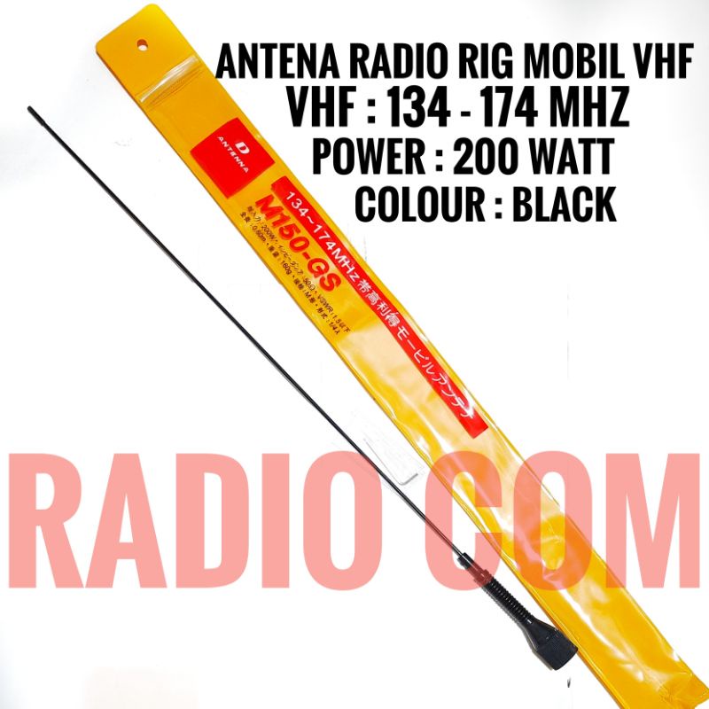 JUAL ANTENA RADIO RIG MOBIL RIG VHF DIAMOND D-ANTENA M150 GS GSA ( 136-174MHz ) ANTENA MOBIL VHF