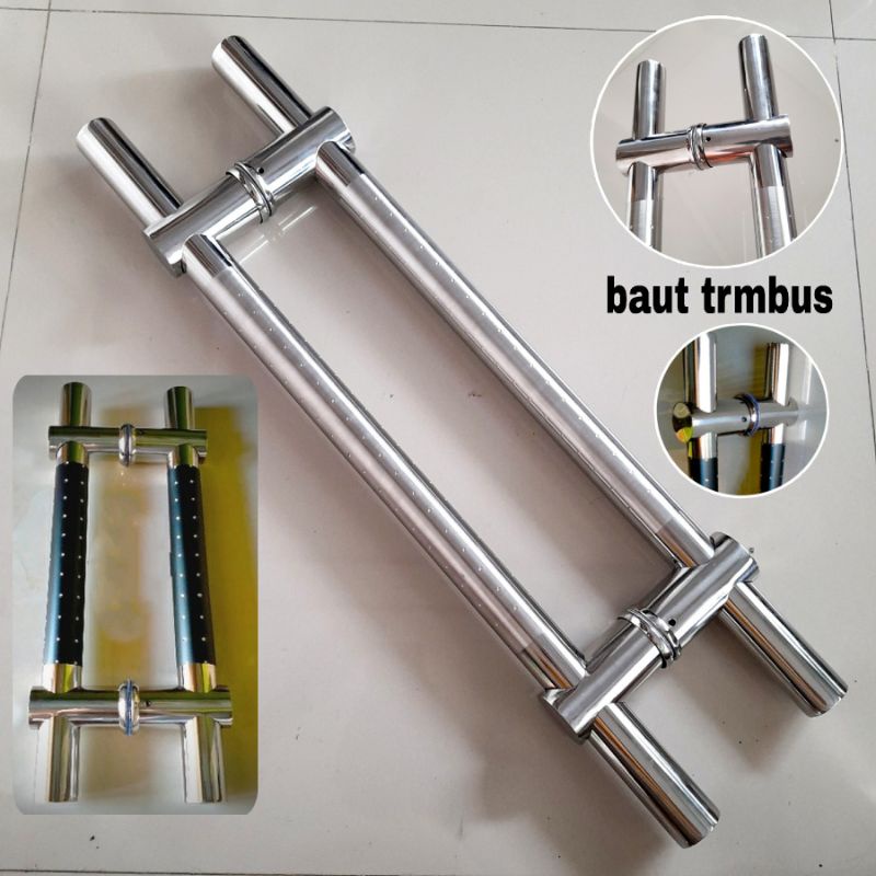 handle pintul kaki tembus SPB 45cm 60cm gagang taruikan pintu minimalis model terbaru murah mewah