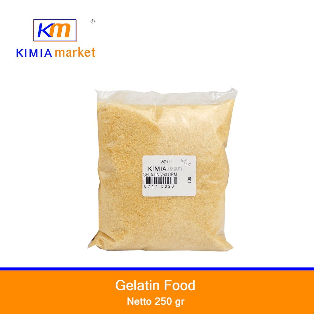 Jual Gelatin Food grade ukuran 250gr / Gelatin Bubuk Halal / Gelatin Kosmetik Halal / Gelatin