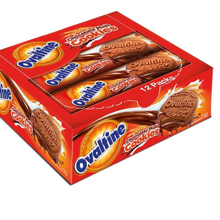 

K77U4Q9₣♦❅ Ovaltine Chocomalt 12 x 30gr