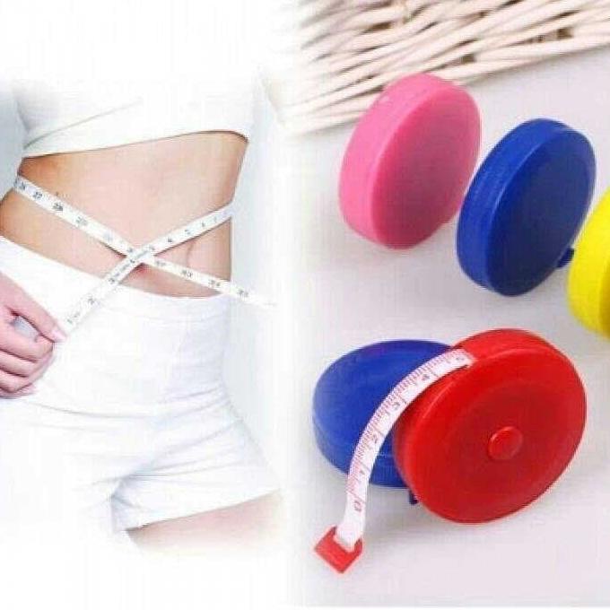 

Meteran Gulung Mini Roll Automatis Putar Alat Ukur Flexible Baju 1.5M ibag57 Berkualitas