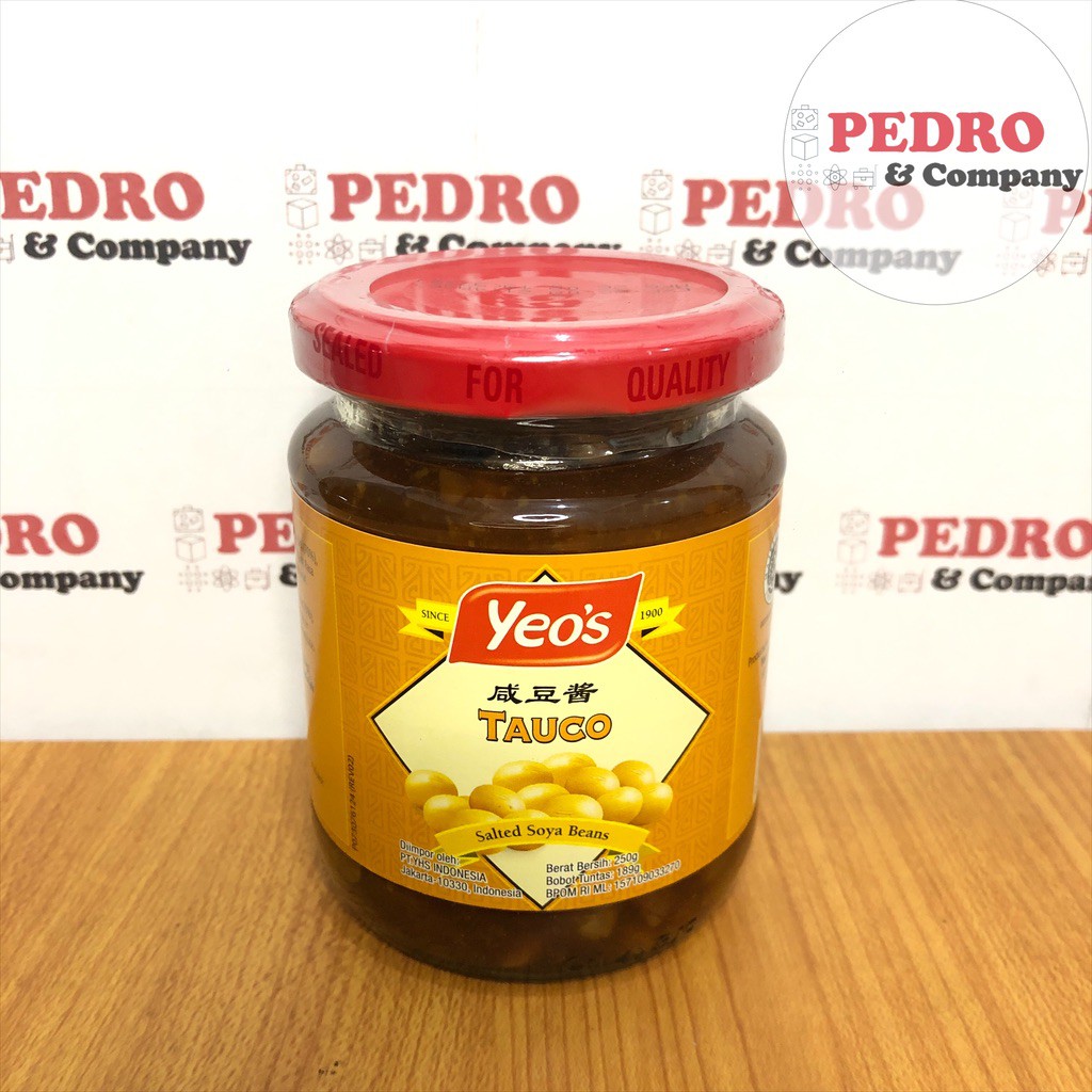 Yeos tauco salted soya beans 250 gram - kacang kedelai fermentasi
