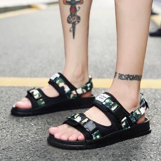  Ukuran  Besar 45  46 Sandal  Pria  Hitam Camou Kasual Ringan 