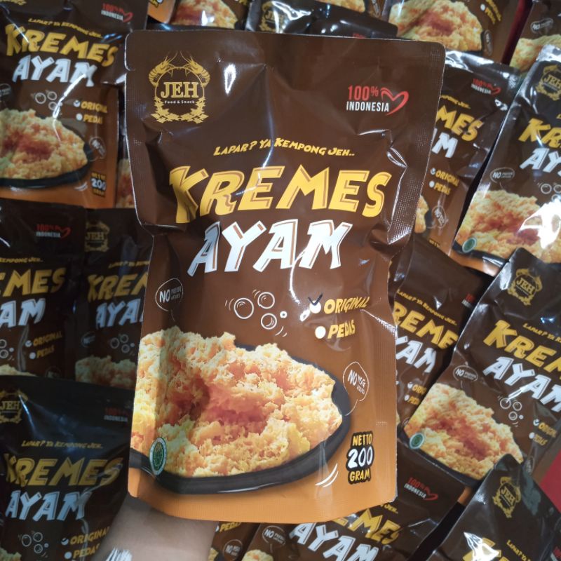 

KREMES AYAM RASA PEDAS 200 GRAM