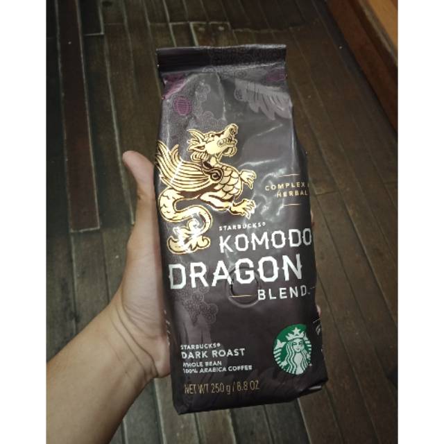 

STARBUCKS WHOLE BEANS KOMODO DRAGON 250gr