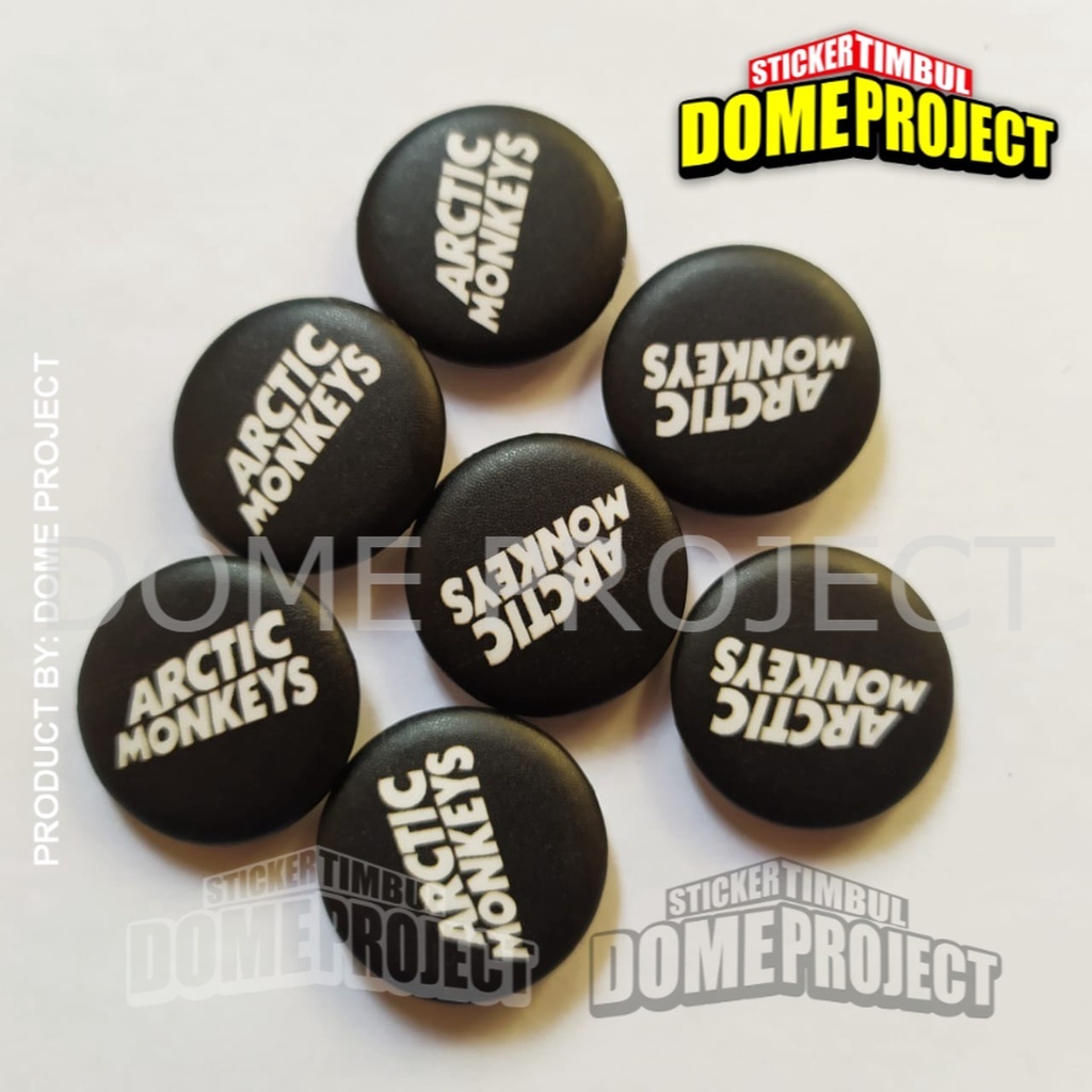 PIN BUTTON BAND ARCTIC MONKEYS SATUAN KECIL 25MM AKSESORIES ROMPI