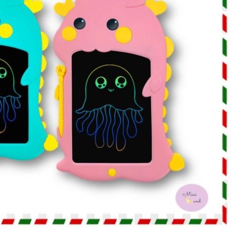 

☄ Tablet papan tulis anak LCD/ writting color board! ! - Shark pink ➬