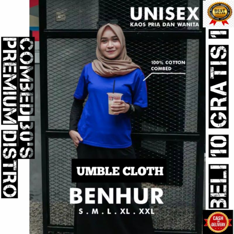 kaos polos merah maroon