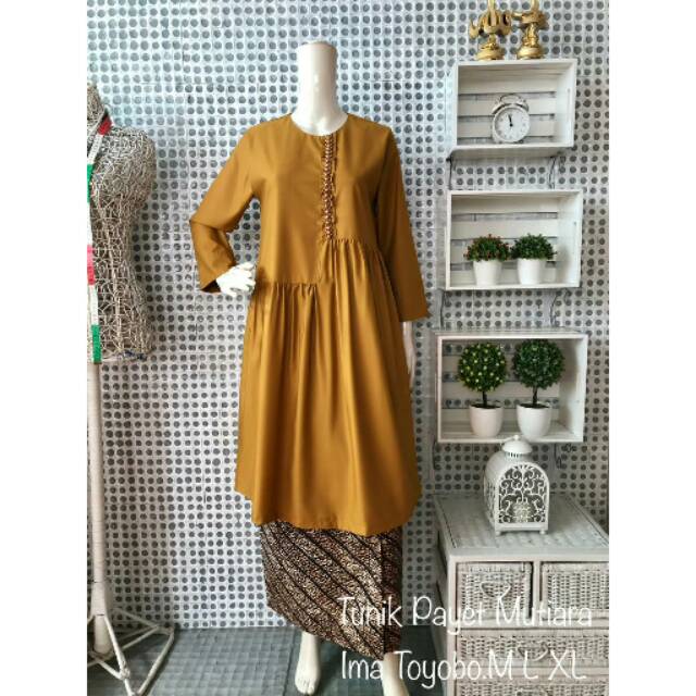 TUNIK PAYET MUTIARA ELEGAN MURAH