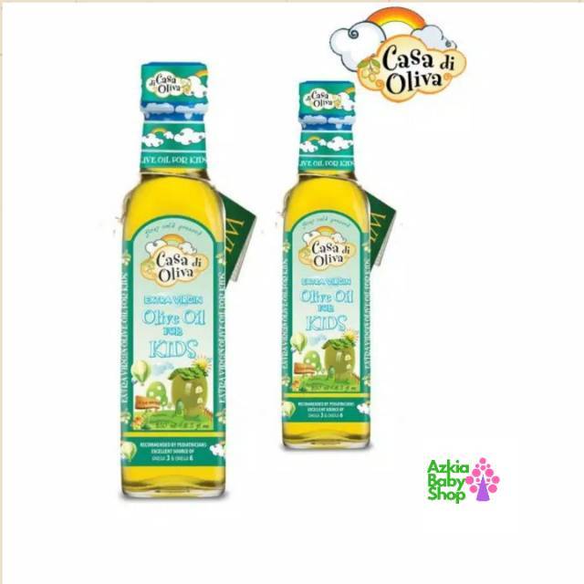 Evoo Extra Virgin Olive Oil Casa Di Oliva Kids 250 ml minyak zaitun MPASI Evoo MPASI Minyak MPASI