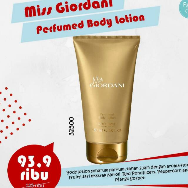 Miss Giordani Perfumed Body Lotion
