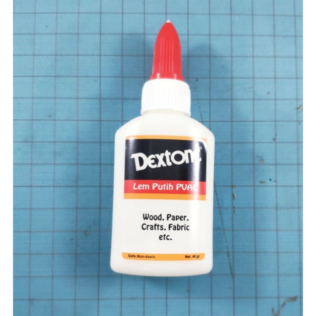 

DEXTONE LEM PUTIH PVAC 40 GR WHITE GLUE