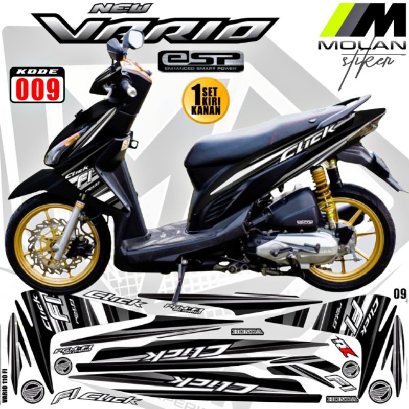Decal Sticker Striping Variasi Vario 110 Esp 2014-2022 (CLICK i CLICK 110 i) Vario 110 LED - Vario 1