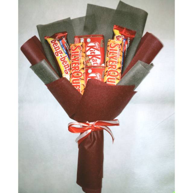 Buket Snack Snack Buket Buket Bunga Flanel Shopee Indonesia