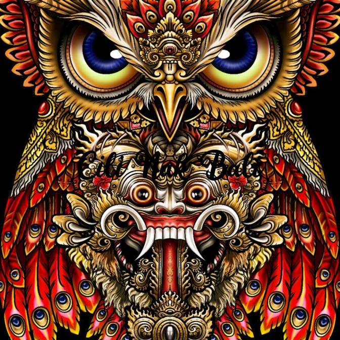 Ready stock] Layangan Celepuk Rangda Bali 1meter