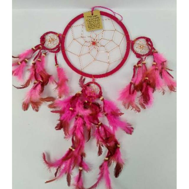 (BISA COD) DREAM CATCHER PENANGKAL MIMPI BURUK WARNA-WARNI - PAJANGAN DEKORASI DINDING PINTU RUMAH