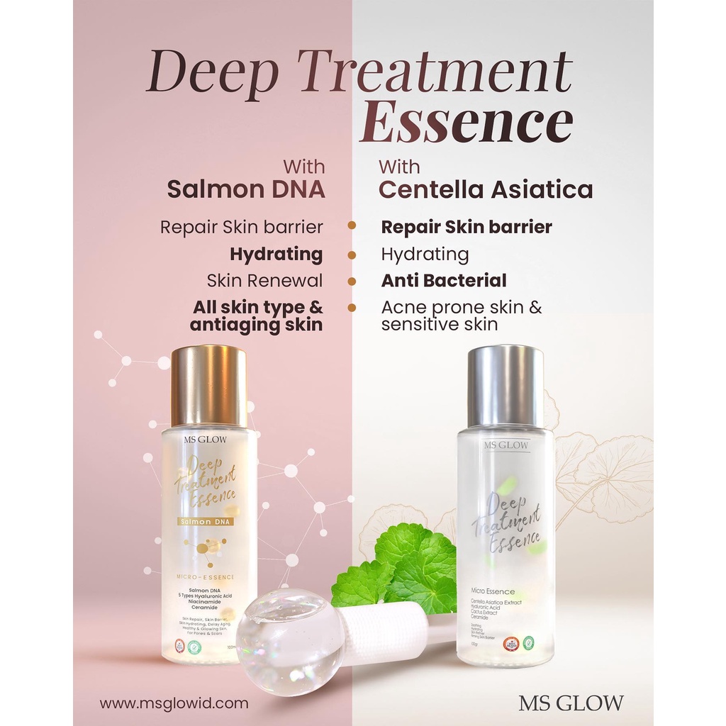 MS GLOW Deep Treatment Essence Salmon Dna 100ml