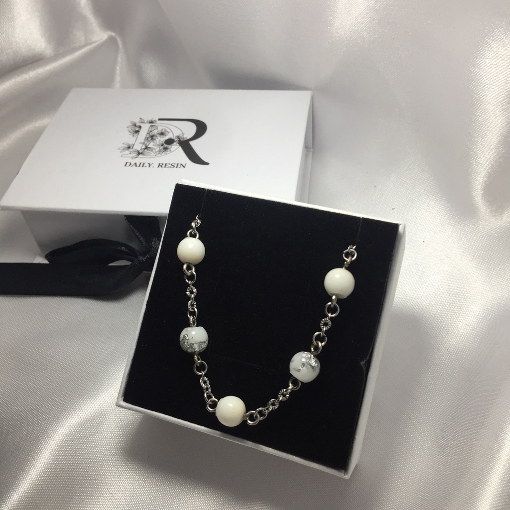 Gelang titanium ASI mutiara / Breastmilk Jewelry / Perhiasan ASI