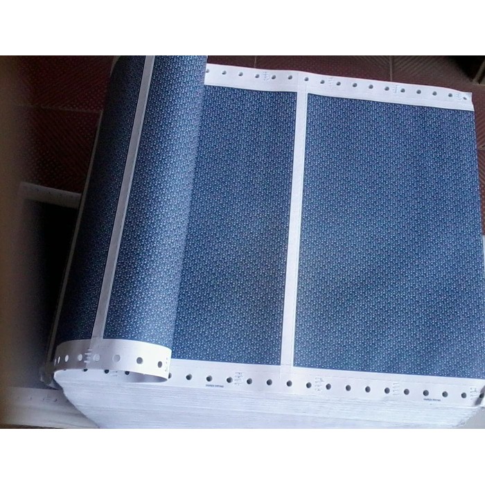 

Kertas Komputer Slip Gaji Carbonized Continuous Form Confidential box
