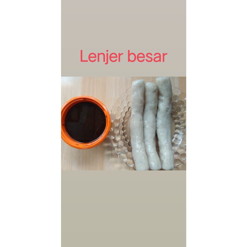 

PEMPEK PALEMBANG LENJER BESAR ASLI TENGGIRI