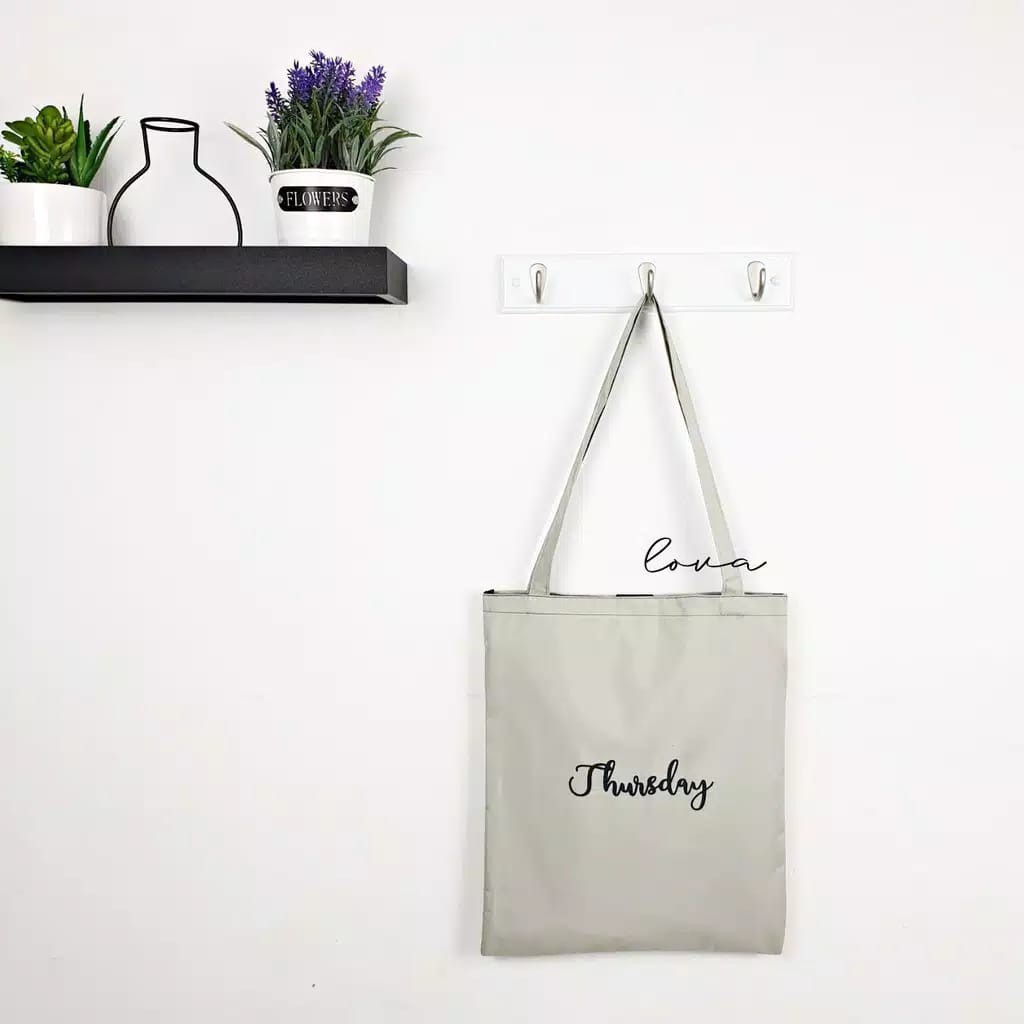 Tote Bag DAYS Tote Bag Daily Tote Bag Murah Totebag Nama Hari