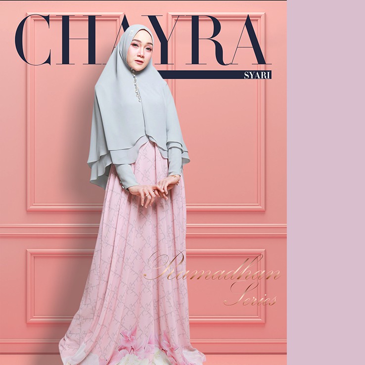 Dress Muslim ll Dress muslim Wanita ll Syari Set ll Chayra Syari BY TIKA Ramlan (Florenta Series )