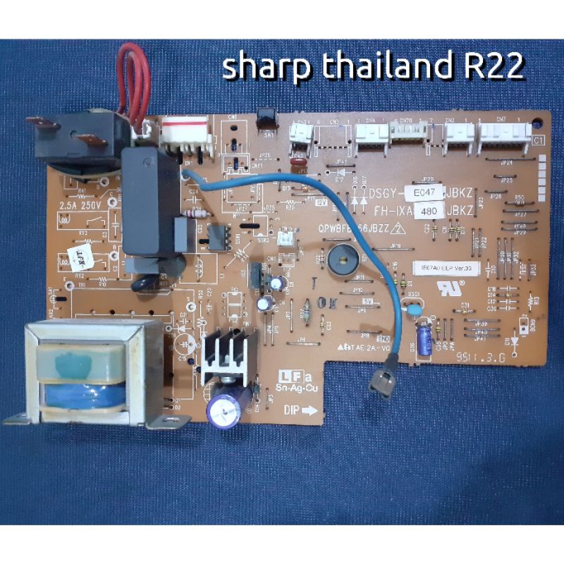 Modul pcb ac sharp thailand R22 8pin soket sensor original