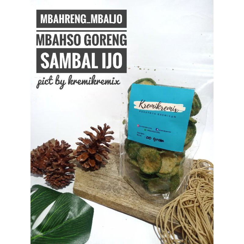 

basreng (bakso goreng) sambal ijo 100 gram