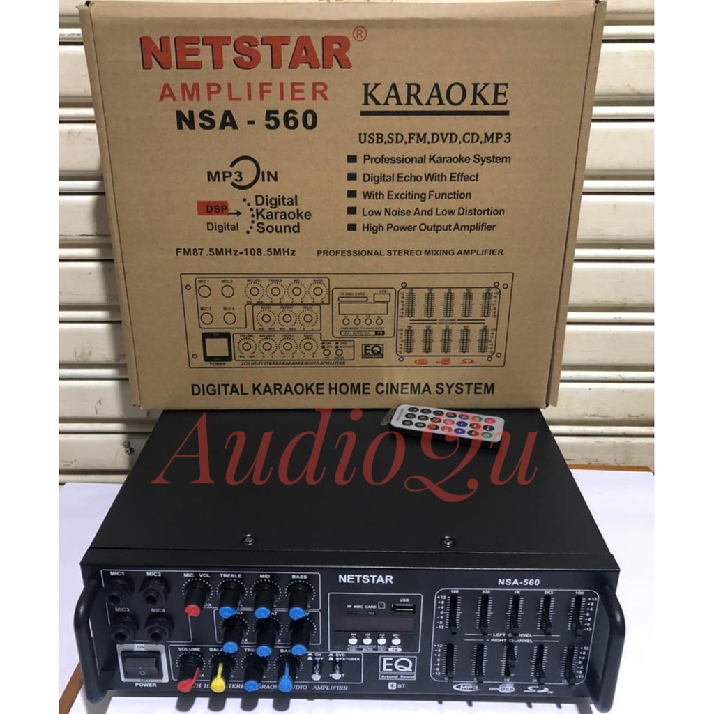 Amplifier Karaoke Netstar NSA 560/ NSA560 Bluetooth