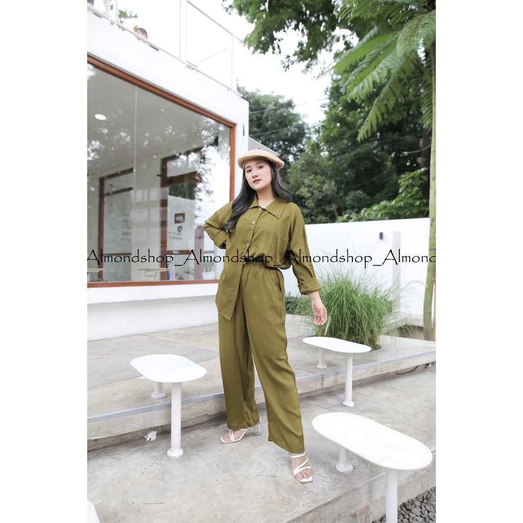 Basic Daily Set (FREE MASKER) / One Set Rayon / Pajamas Rayon / Daily Set Busui Friendly / Piyama