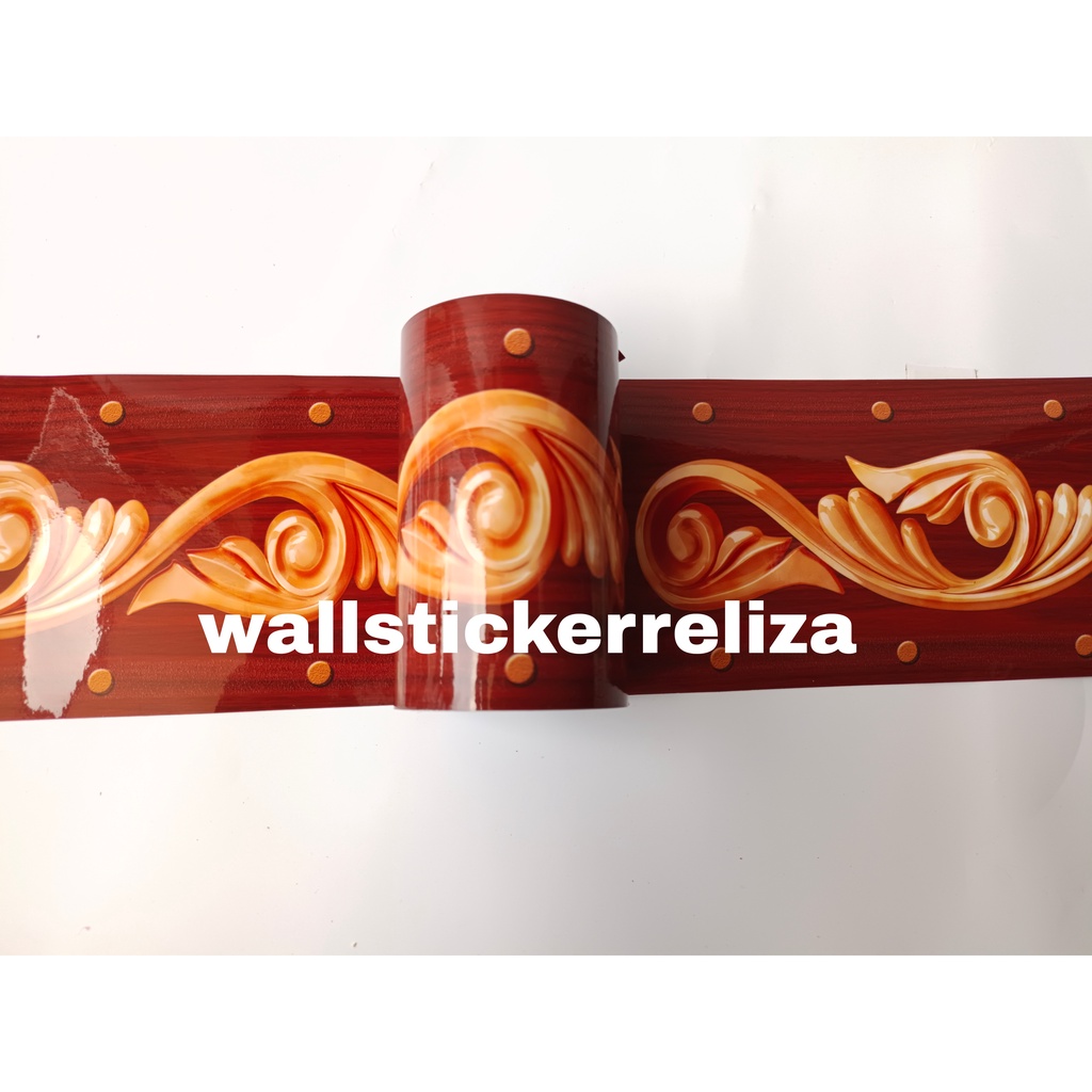 RELIZA WALL BORDER GLOSSY WBS 10 CM X 10 M  WALLBORDER LIST TEMBOK G16