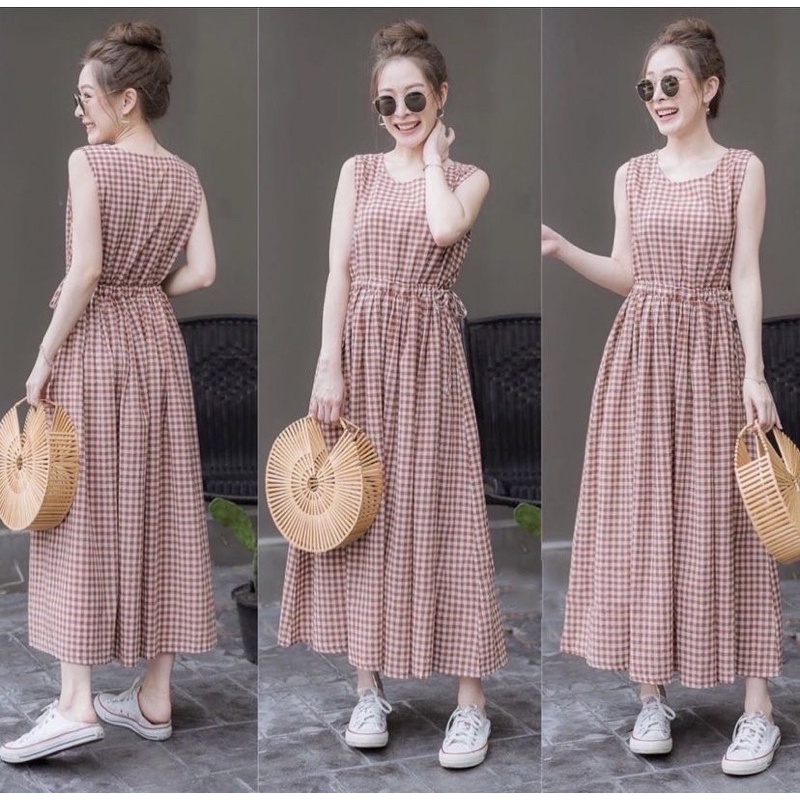 midi dress wanita / dress panjang wanita / korea dress / dress korea / fashion dress wanita