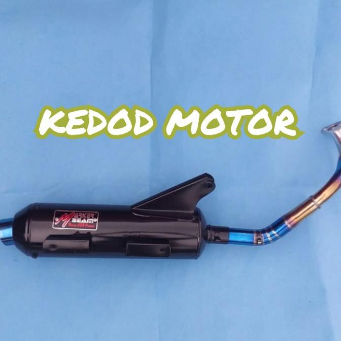 Promo Knalpot Racing Bobokan Mio Smile Leher Pelangi Stainless Terbaik