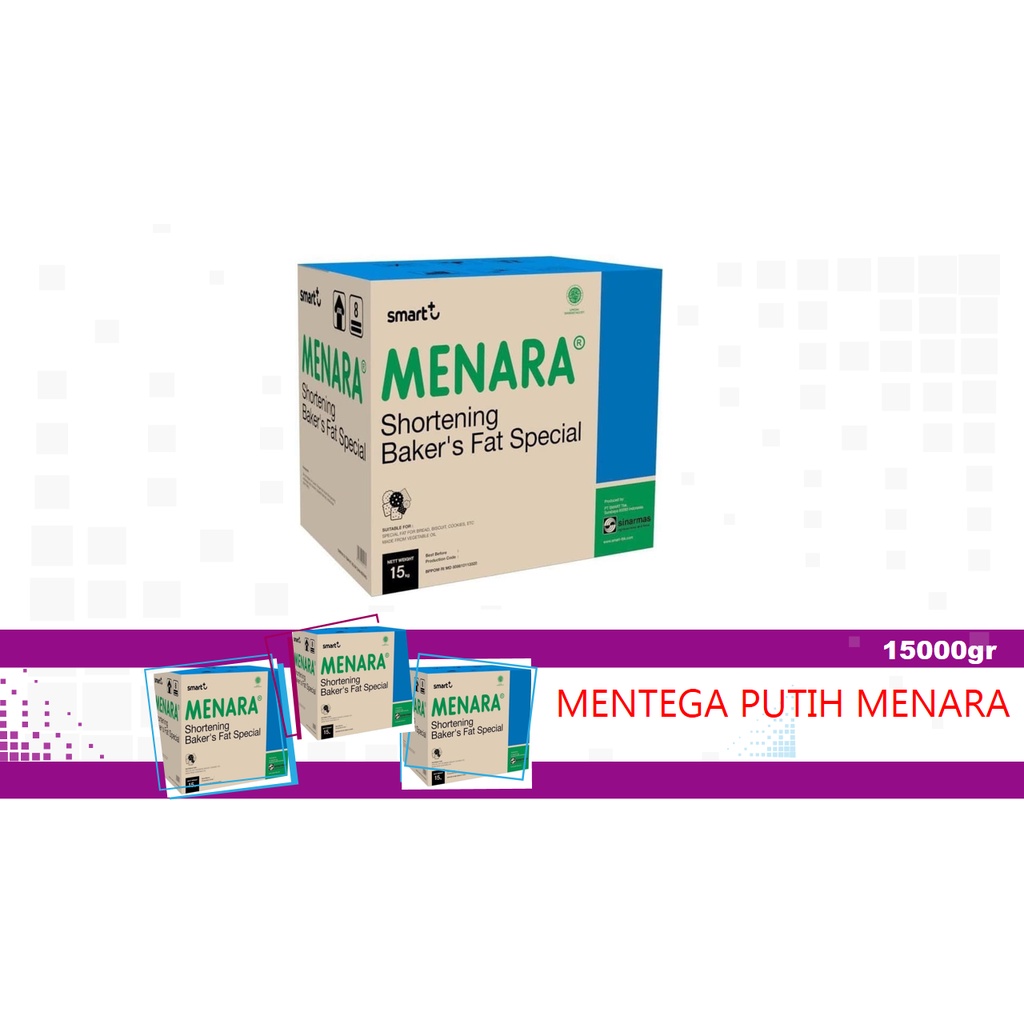 

MENTEGA PUTIH MENARA 1DUS = 15KG