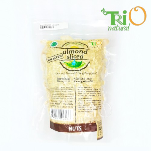 

Trio Natural Almond Sliced Roasted 225 gram