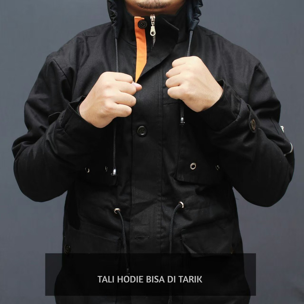 Promo Jaket Parka Pocket BIG SIZE XXL/Jaket Gunung Jumbo XXL/Jaket Parka Baby Canvas BGSR Original