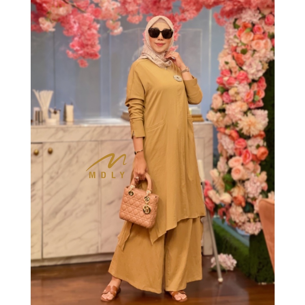 GAMIS DRESS SETELAN WANITA KEYLA SET REBORN BY MDLY