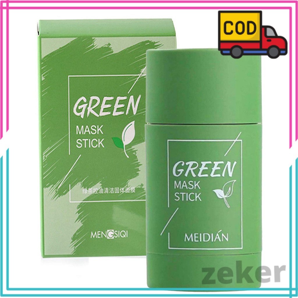 Green Stick Mask Original / Masker Green Tea Penghilang Komedo Ampuh Mask Stick Cleansing Clay Mask 